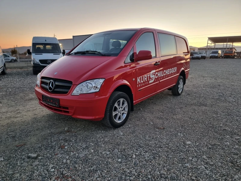 Mercedes-Benz Vito 116 CDI 5 места 4x4 long климатик, снимка 1 - Бусове и автобуси - 47896232