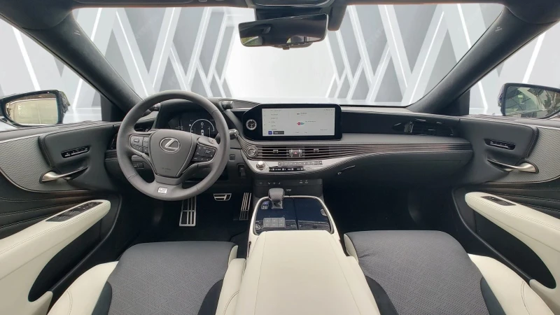 Lexus LS 500 H* F-SPORT* AWD* DISTRONIC* HUD* MARKLEV* ГАРАНЦИЯ, снимка 9 - Автомобили и джипове - 53054676