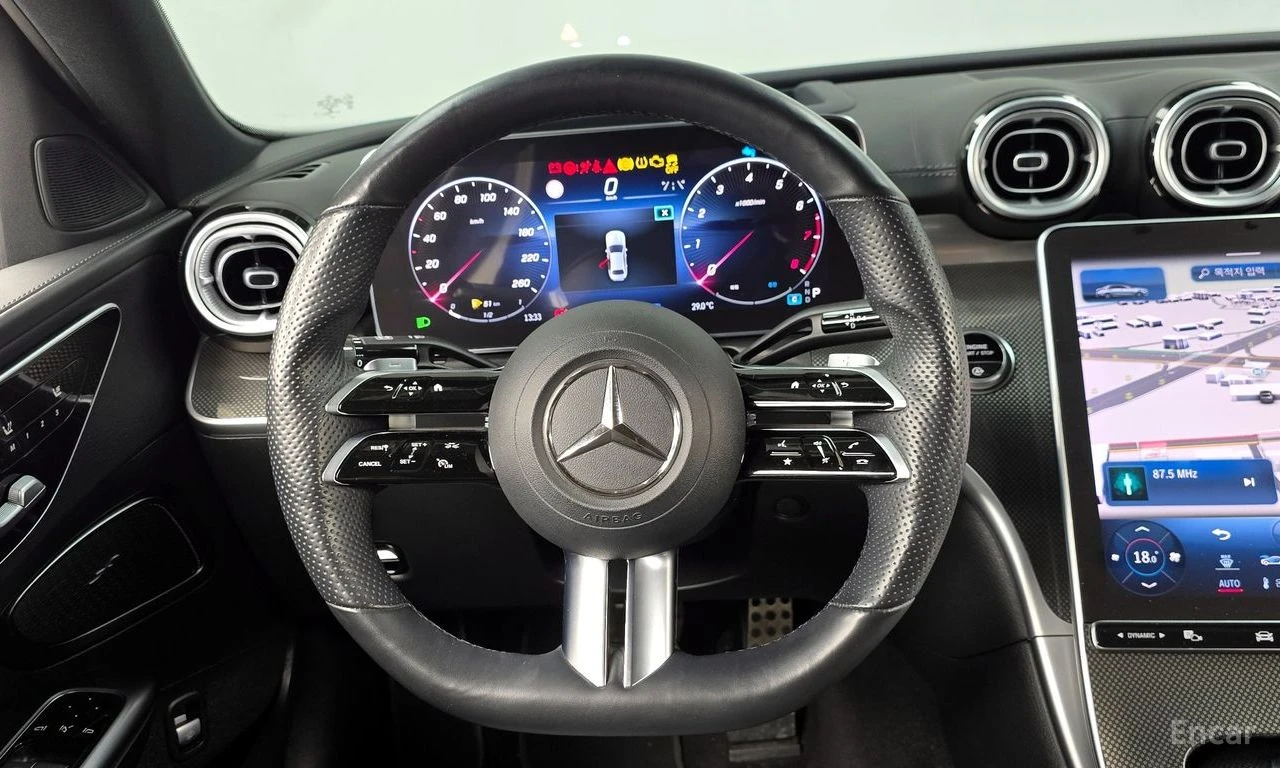 Mercedes-Benz C 300 AMG* LINE* ПОДГРЕВ* ОБДУХВАНЕ* LANE* ASSIST* 360КА, снимка 7 - Автомобили и джипове - 54683281