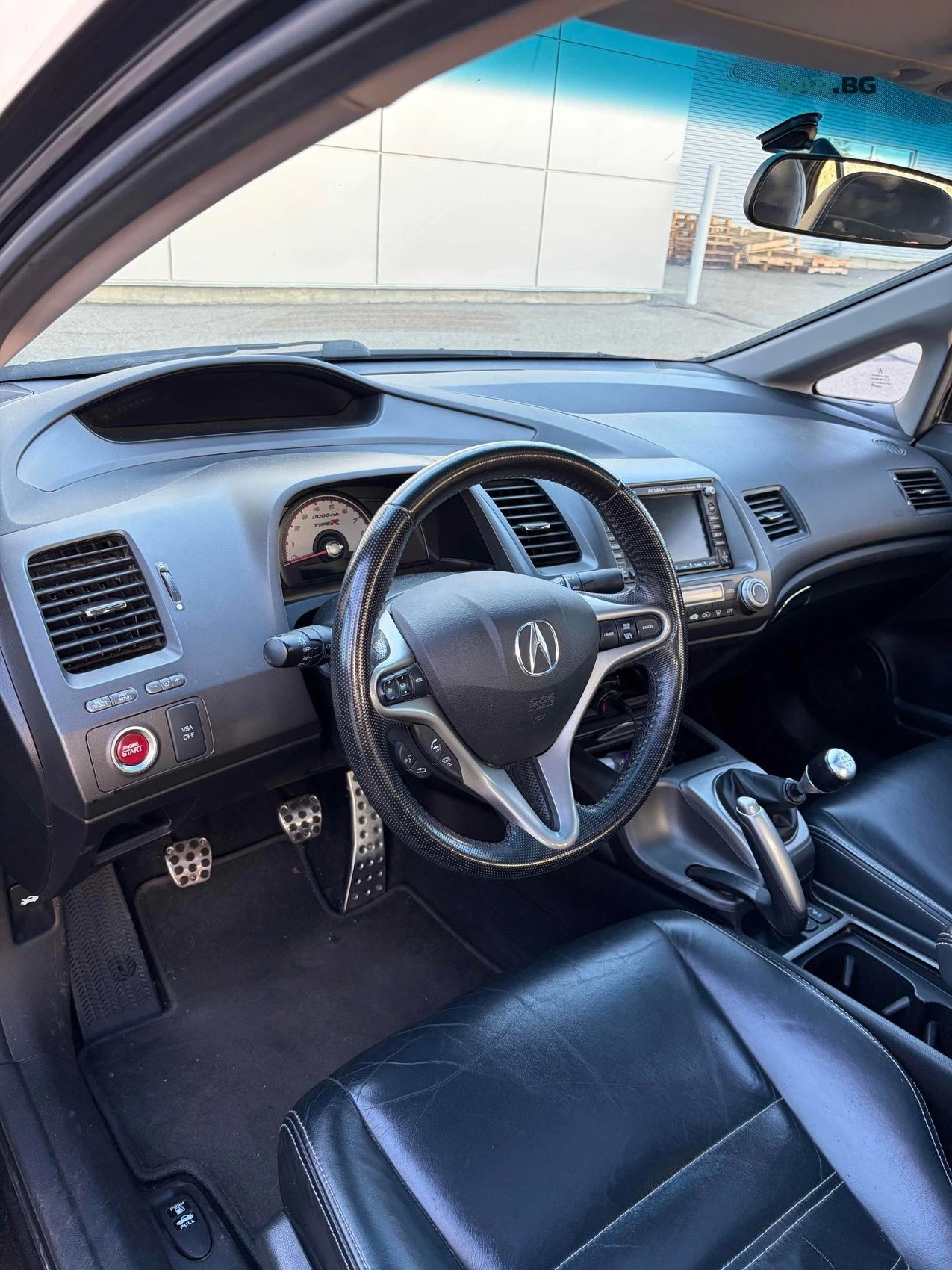 Honda Civic Acura CSX Type-S Автокредит Цена до България, снимка 12 - Автомобили и джипове - 55099181