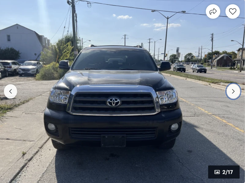 Toyota Sequoia 5.7* V8* ПОДГРЕВ* КЕЙЛЕС* , снимка 7 - Автомобили и джипове - 52835783