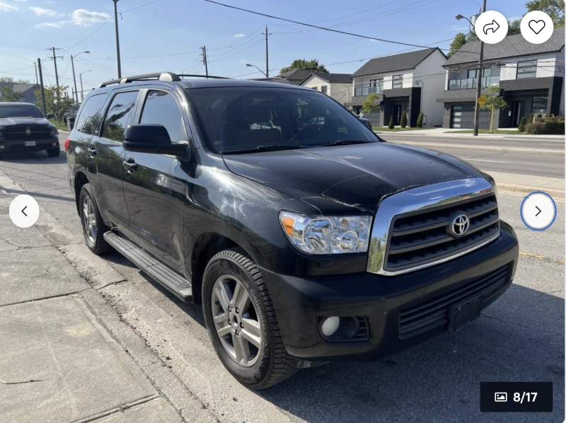 Toyota Sequoia 5.7* V8* ПОДГРЕВ* КЕЙЛЕС* , снимка 3 - Автомобили и джипове - 52835783