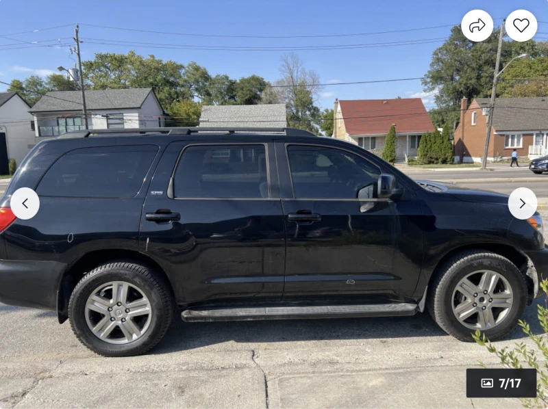 Toyota Sequoia 5.7* V8* ПОДГРЕВ* КЕЙЛЕС* , снимка 5 - Автомобили и джипове - 52835783