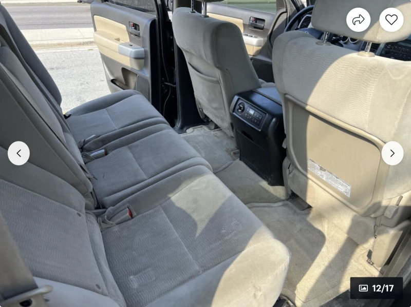 Toyota Sequoia 5.7* V8* ПОДГРЕВ* КЕЙЛЕС* , снимка 14 - Автомобили и джипове - 52835783