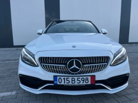 Mercedes-Benz C 300 AMG, панорама, кожа, подгрев, мемори, снимка 2