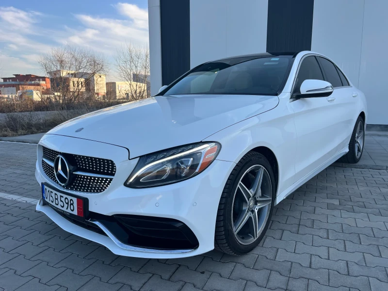 Mercedes-Benz C 300 AMG, панорама, кожа, подгрев, мемори, снимка 1 - Автомобили и джипове - 49056594