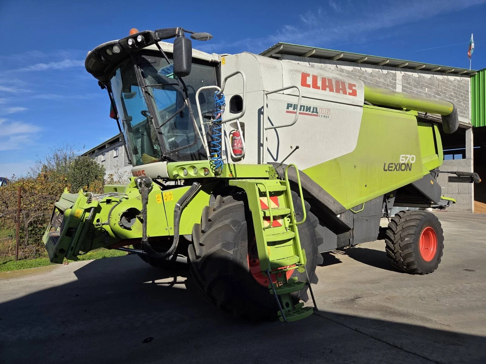 Комбайн Claas lexion     670    montana.  4X4 - изображение 4
