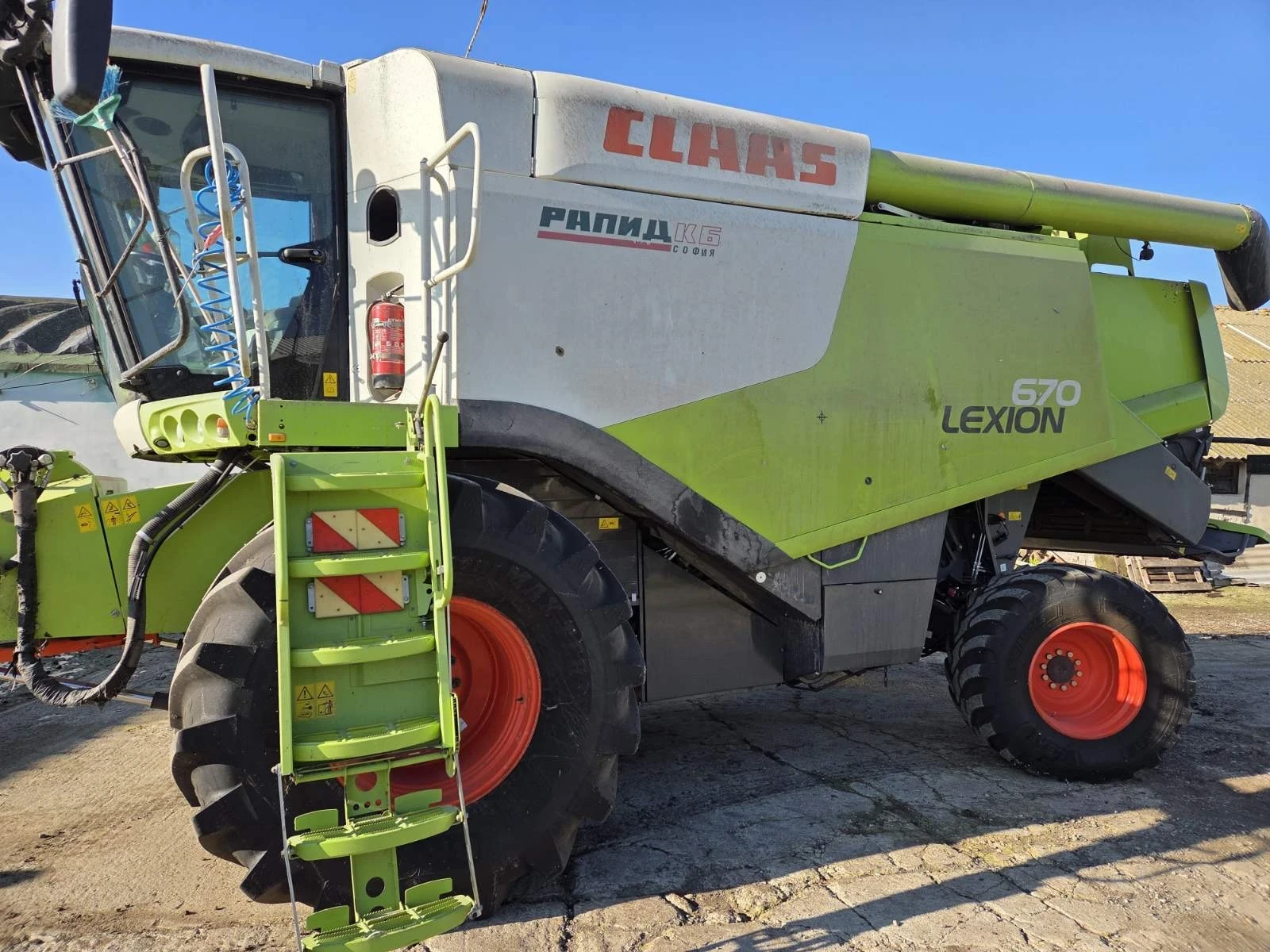 Комбайн Claas lexion     670    montana.  4X4