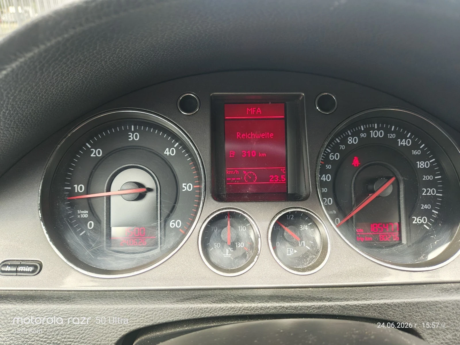 VW Passat 1.9 TDi klimatronik, 2008г., BLS, 105 k.c., снимка 11 - Автомобили и джипове - 55034938
