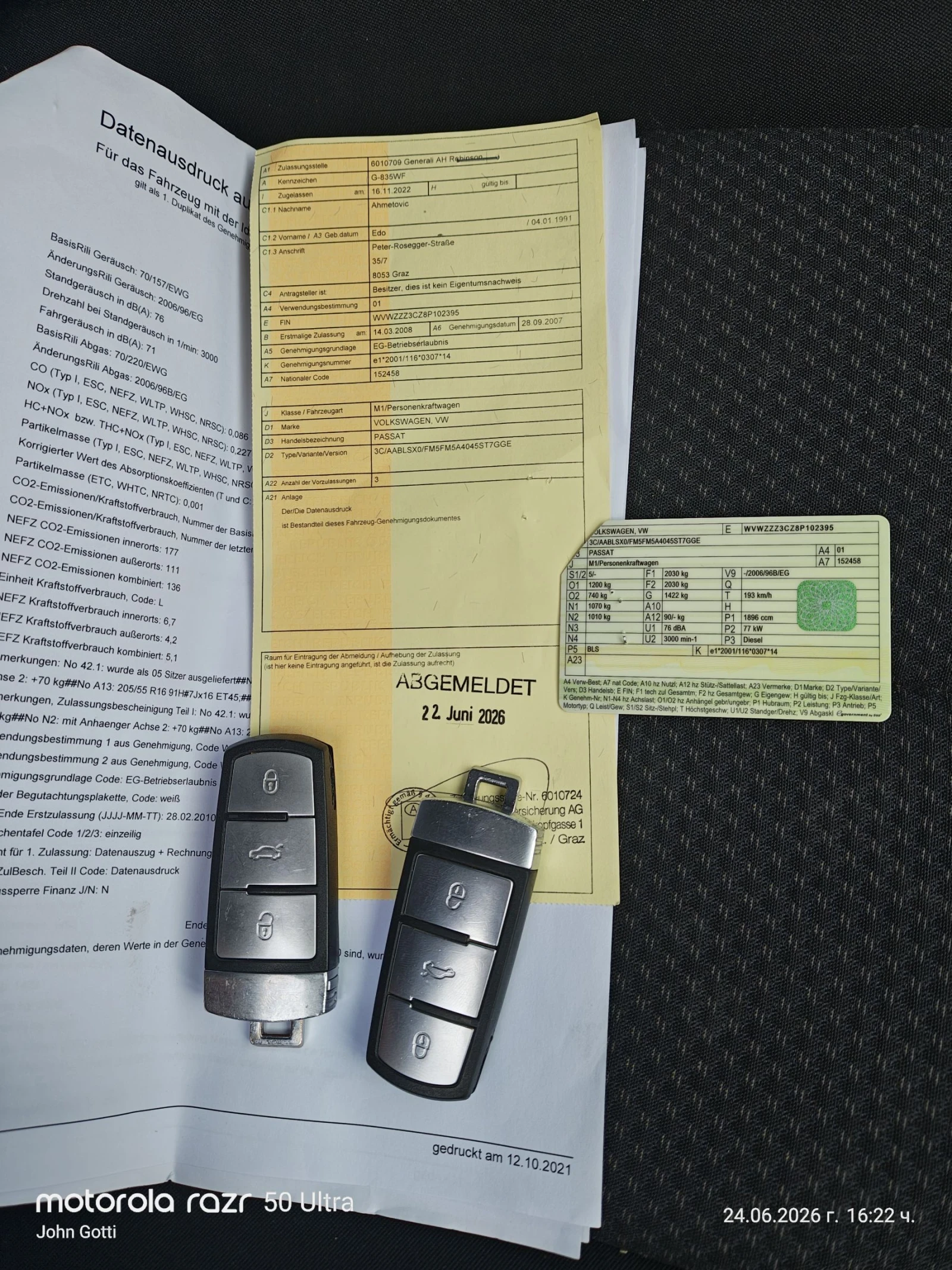 VW Passat 1.9 TDi klimatronik, 2008г., BLS, 105 k.c., снимка 17 - Автомобили и джипове - 55034938