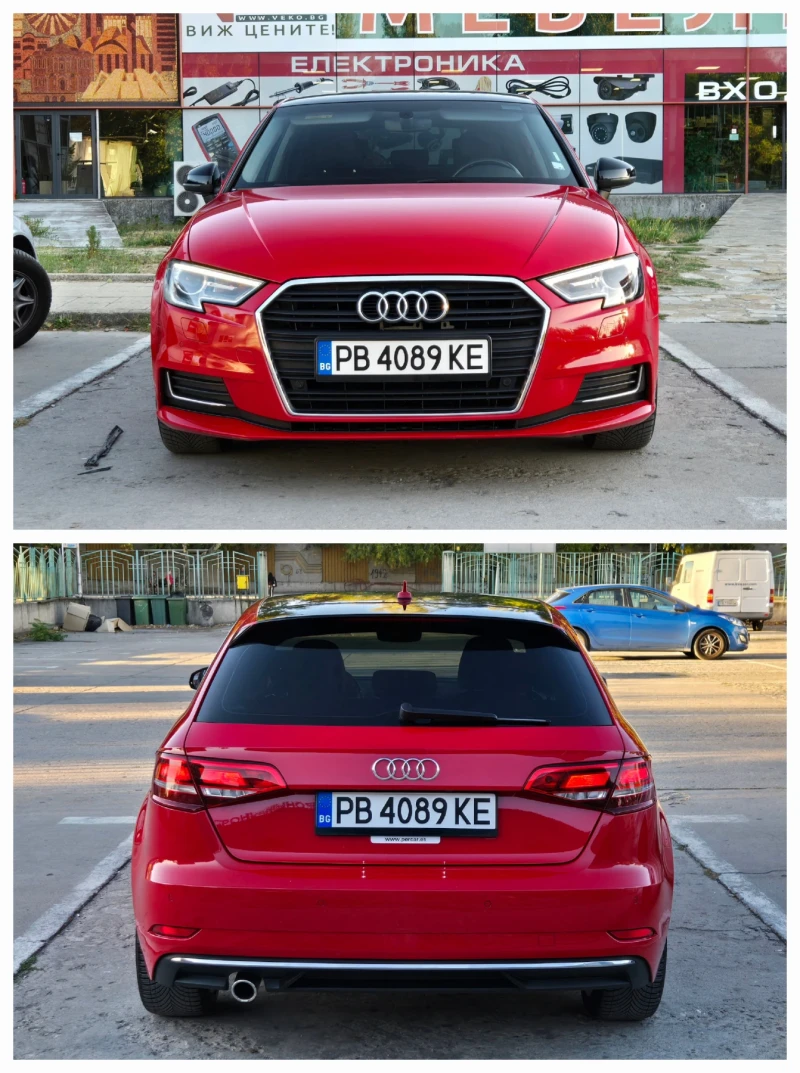 Audi A3 118000км.1.6/S-TRONIC /ЧЕРВЕН-МЕТАЛИК/ КОЖА/ЛИЗИНГ, снимка 6 - Автомобили и джипове - 48684062