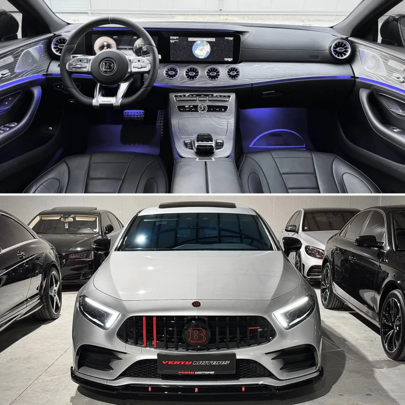 Mercedes-Benz CLS 350 BRABUS/ 9G/ 3xTV/ 4MATIC/ FULL LED/ 360 CAMERA, снимка 7 - Автомобили и джипове - 51546340