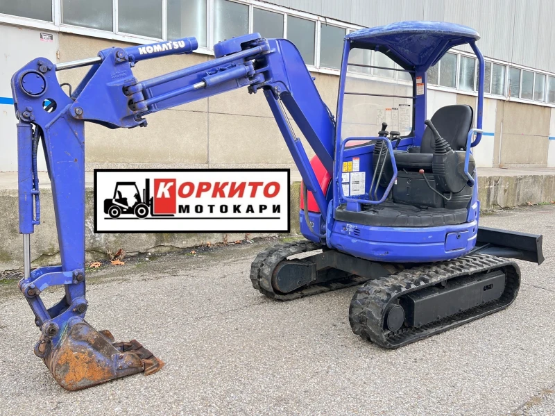 Багер Komatsu 3 Тона / Джойстици / Като Нов!!!, снимка 1 - Индустриална техника - 48587560