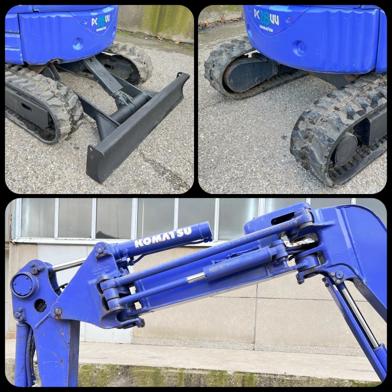 Багер Komatsu 3 Тона / Джойстици / Като Нов!!!, снимка 14 - Индустриална техника - 48587560