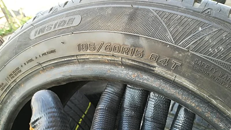 Гуми Летни 185/60R15, снимка 8 - Гуми и джанти - 25325661