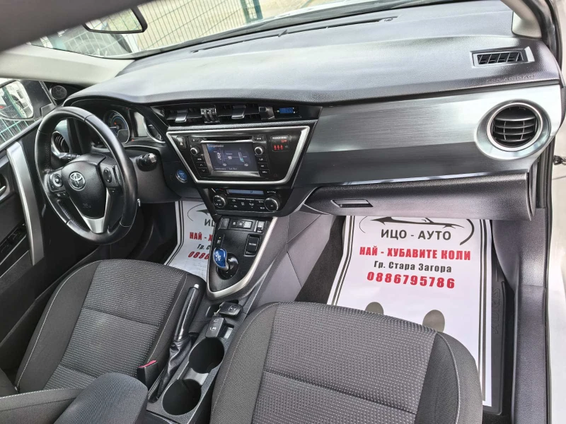 Toyota Auris 1, 8i-100k.c.ABTOMAT, HABИ, КАМЕРА, LED, EBPO 5B!, снимка 11 - Автомобили и джипове - 52645926