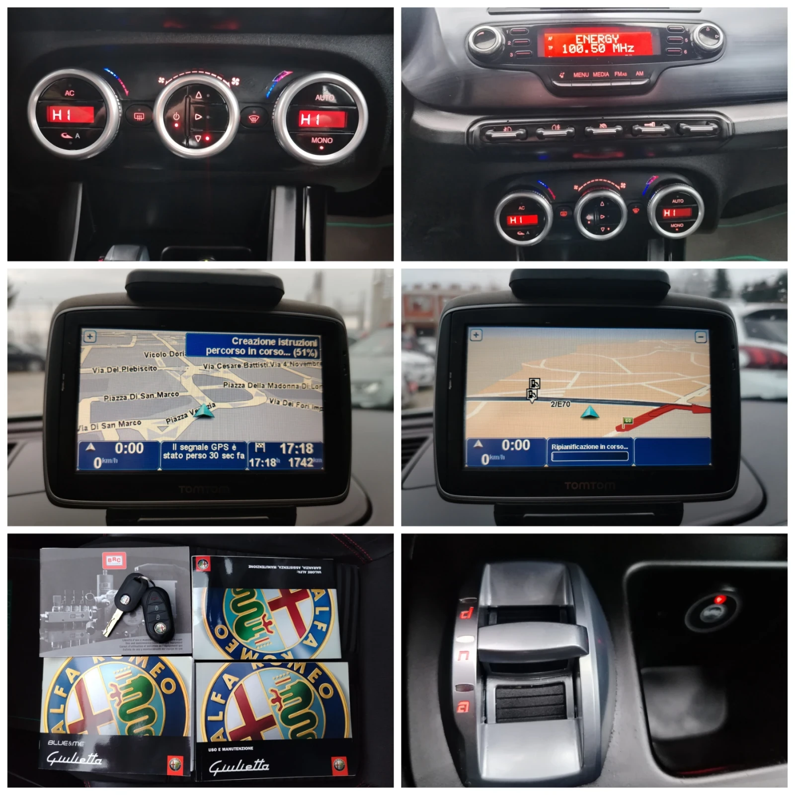 Alfa Romeo Giulietta 1.4i-120к.с/НАВИГАЦИЯ/ГАЗОВ ИНЖЕКЦИОН/КЛИМАТРОНИК!, снимка 13 - Автомобили и джипове - 54000529