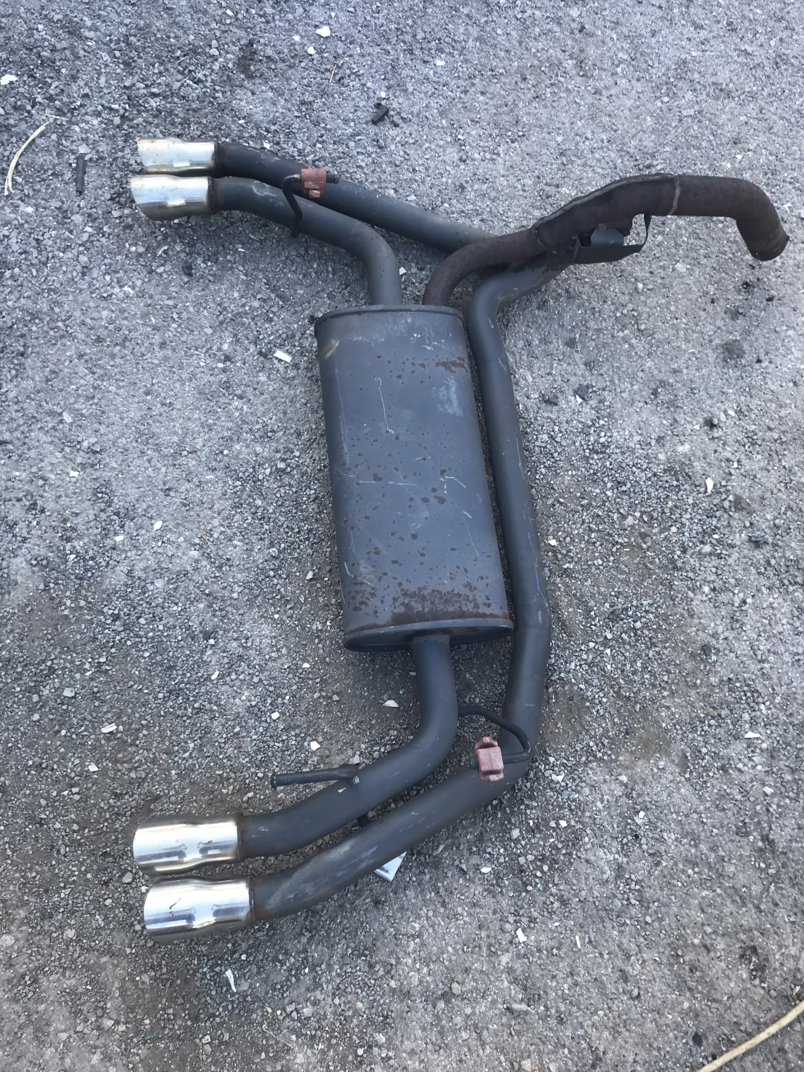 Ауспух, задно гърне с накрайници за Фиат Абарт 500 Fiat  Abart 500 Competizione 595, снимка 2 - Части - 55978182