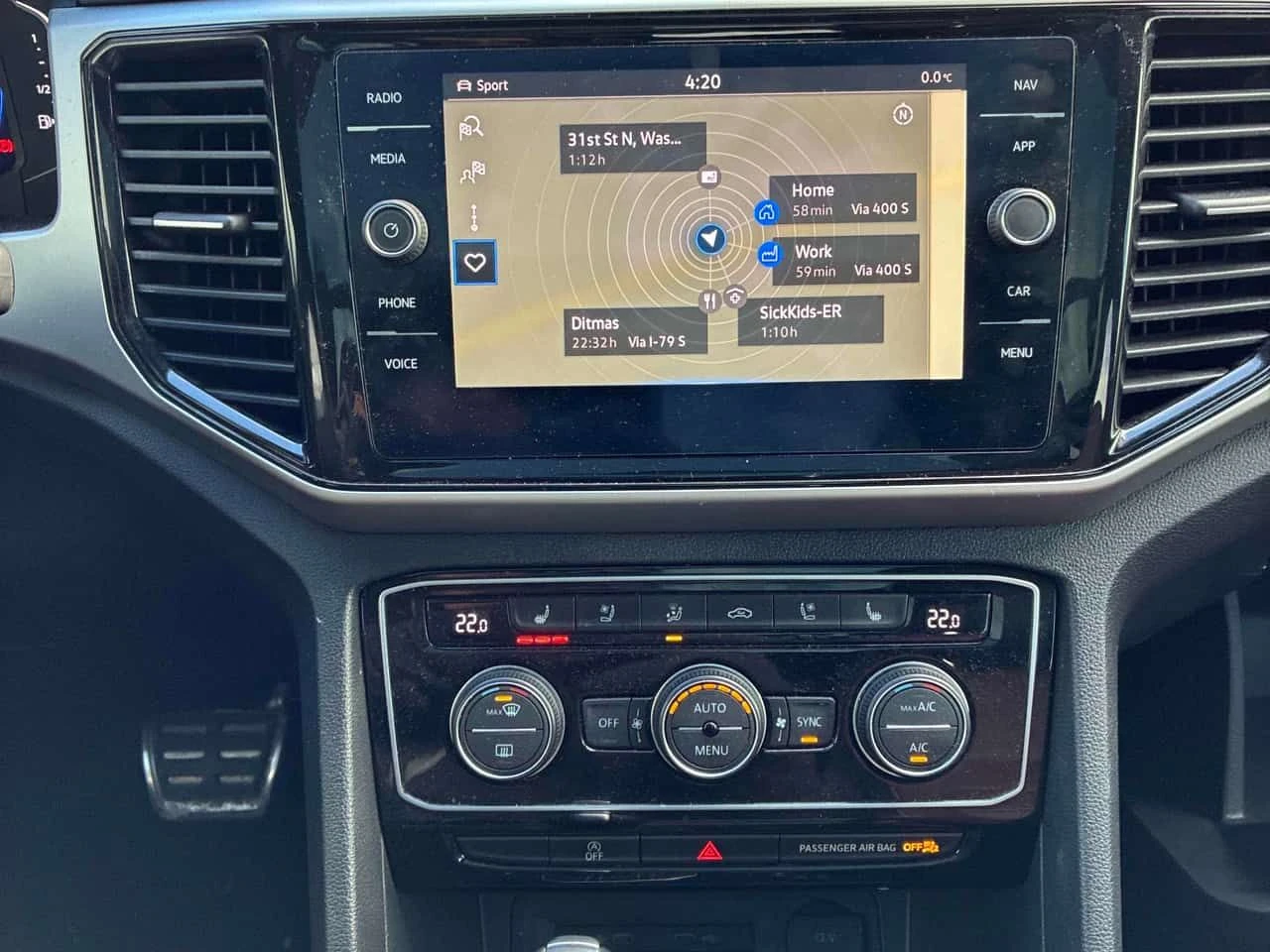 VW Atlas R line/Execline/CARFAX /Подгрев/Обдух/Клип, снимка 9 - Автомобили и джипове - 53831981