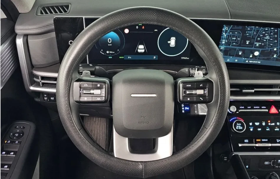 Hyundai Santa fe 1.6HEV/215HP/360/NAVI/HUD/LED/DIGITAL/4X4/4MC, снимка 6 - Автомобили и джипове - 54229344