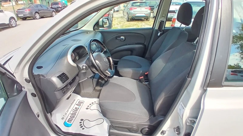 Nissan Micra 1, 2i АВТОМАТИК НАВИГАЦИЯ , снимка 8 - Автомобили и джипове - 51667476