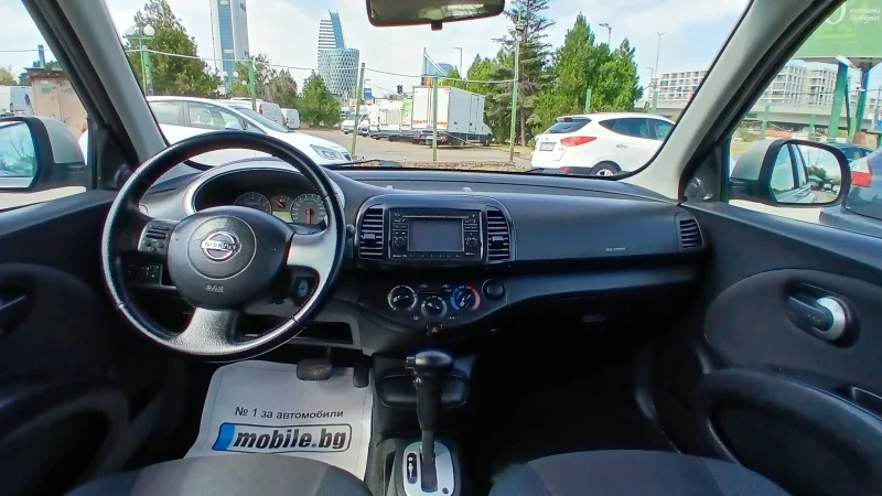 Nissan Micra 1, 2i АВТОМАТИК НАВИГАЦИЯ , снимка 7 - Автомобили и джипове - 51667476