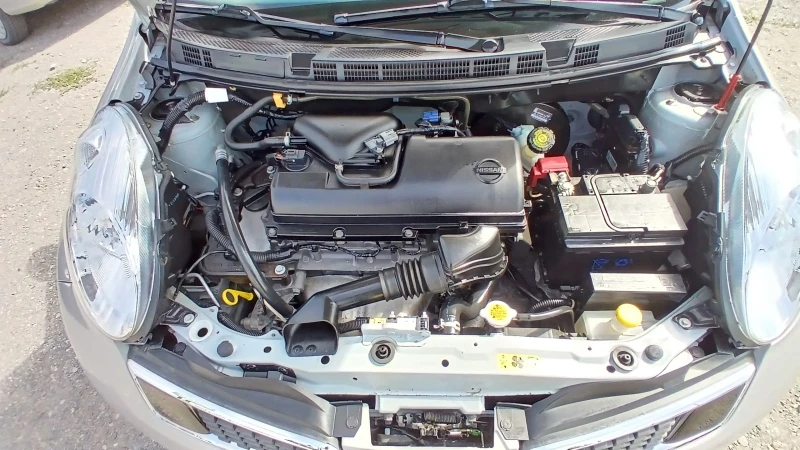 Nissan Micra 1, 2i АВТОМАТИК НАВИГАЦИЯ , снимка 12 - Автомобили и джипове - 51667476