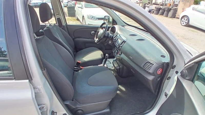 Nissan Micra 1, 2i АВТОМАТИК НАВИГАЦИЯ , снимка 10 - Автомобили и джипове - 51667476