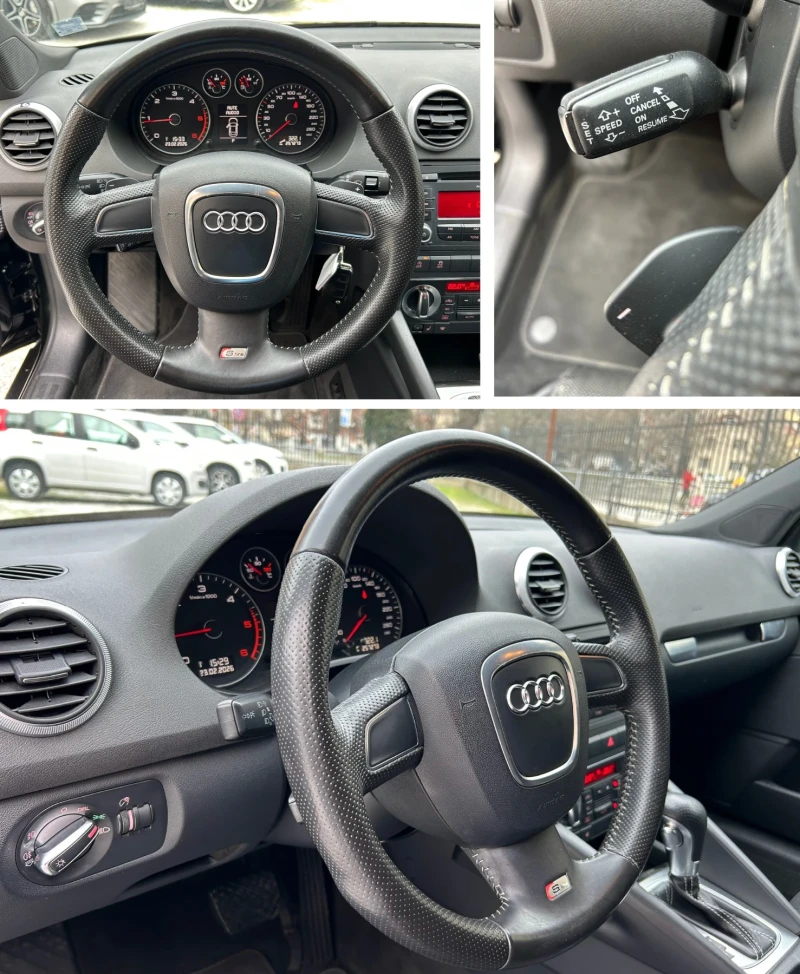 Audi A3 1.6 TDI * FACELIFT * AUTOMATIC * 3xSLINE * КОЖА , снимка 16 - Автомобили и джипове - 53596063