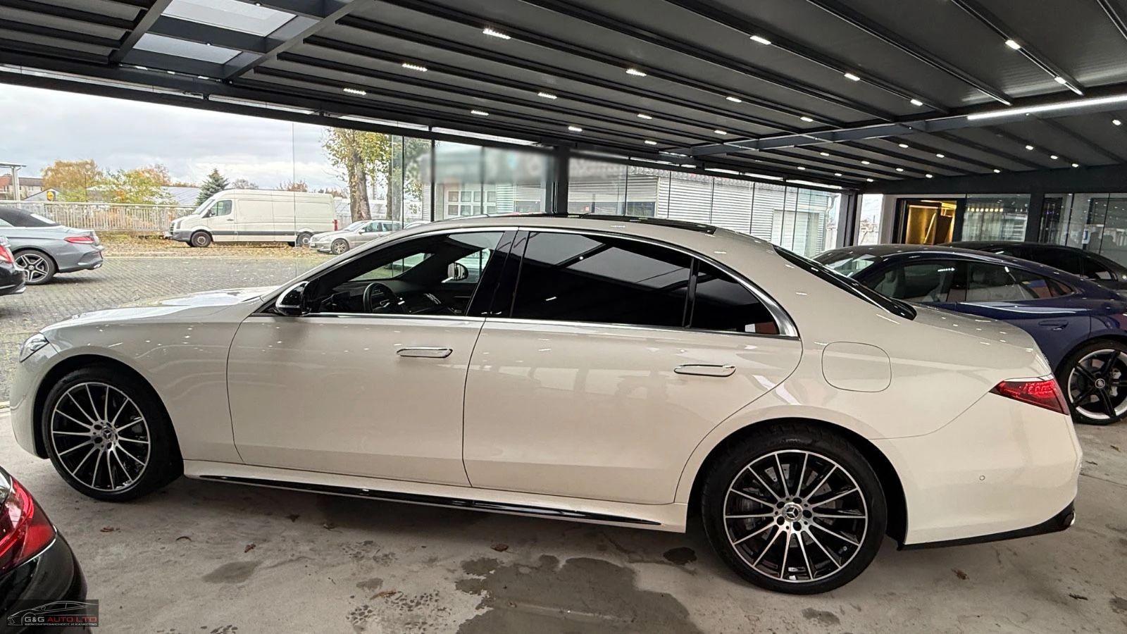 Mercedes-Benz S 580 LONG/3.0 PHEV/510HP/AMG/4M/RED-INT/360/AMBI/726b - изображение 3