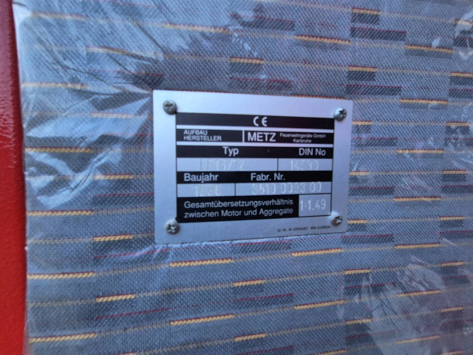 Други специализирани машини MAN 4х4 LF16/12 12.222 Пожарен автомобил, снимка 9 - Индустриална техника - 54171097