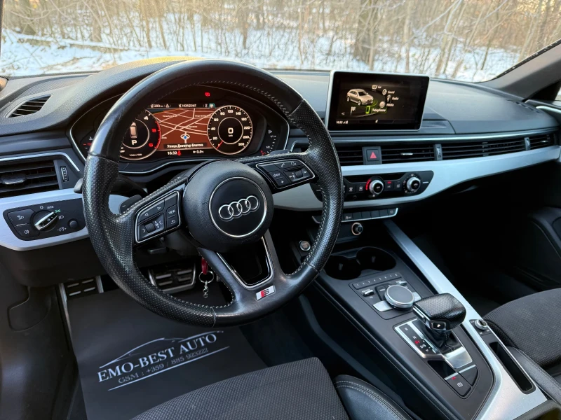 Audi A4 2.0tdi* DIGITAL* 3xS-Line* AVTOMAT, снимка 11 - Автомобили и джипове - 53167098