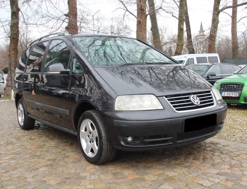 VW Sharan 1.9 TDI 131 кс. 6+ 1 МЕСТА НОВ ВНОС  , снимка 3 - Автомобили и джипове - 53191058