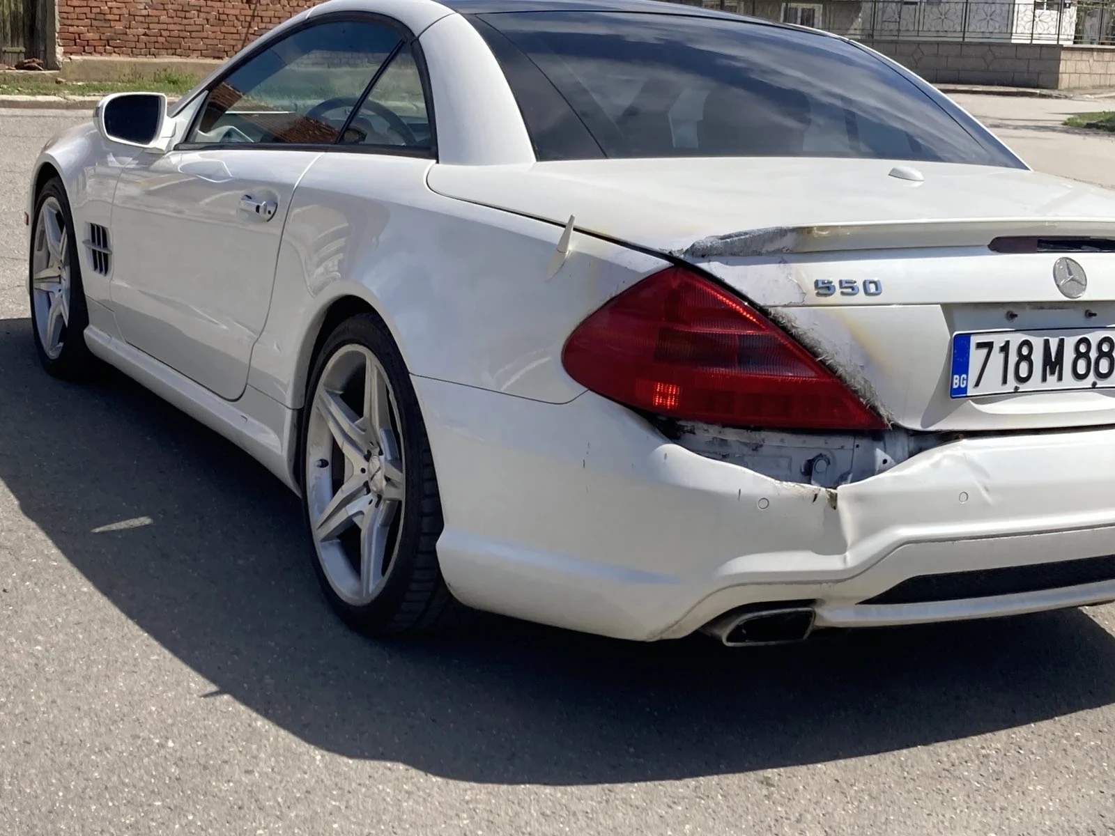 Mercedes-Benz SL 55 AMG SL 550 бяла перла - изображение 5