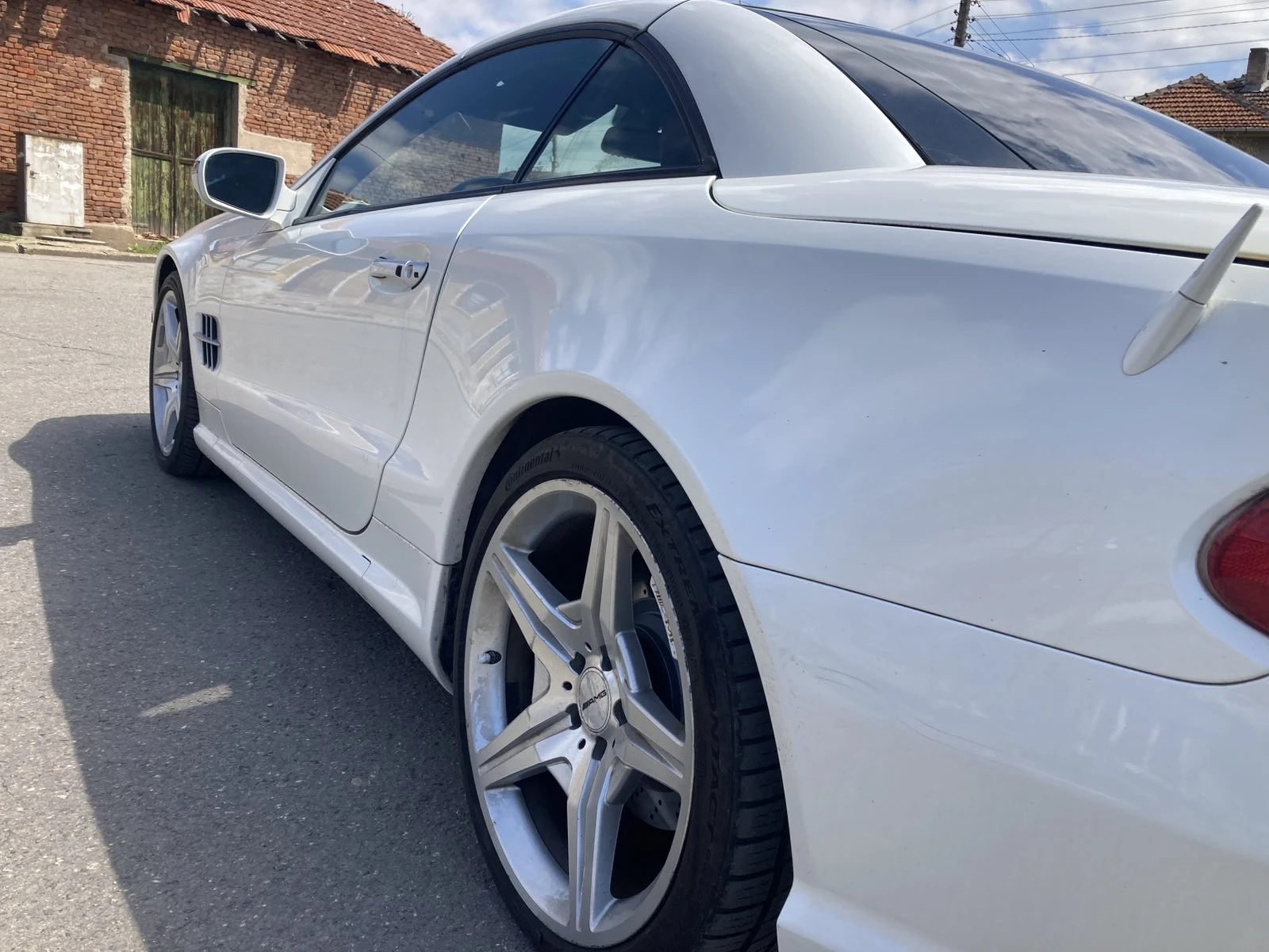 Mercedes-Benz SL 55 AMG SL 550 бяла перла - изображение 3