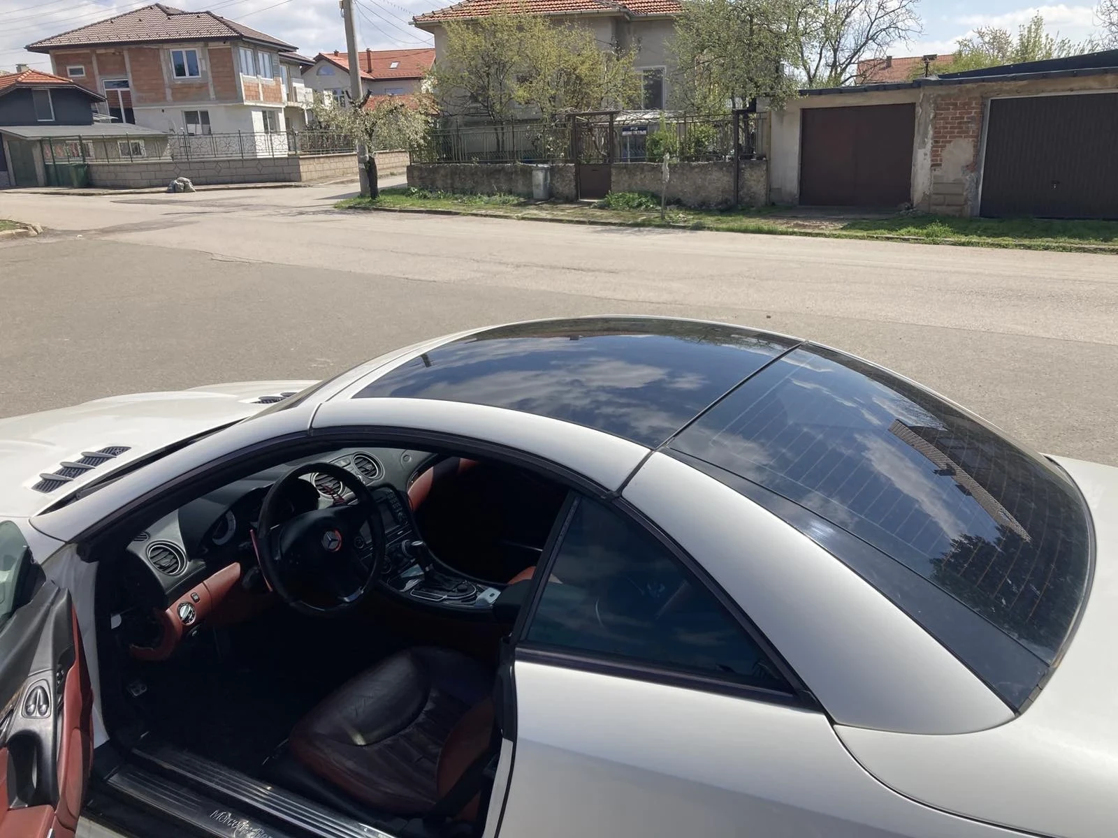 Mercedes-Benz SL 55 AMG SL 550 бяла перла - изображение 6