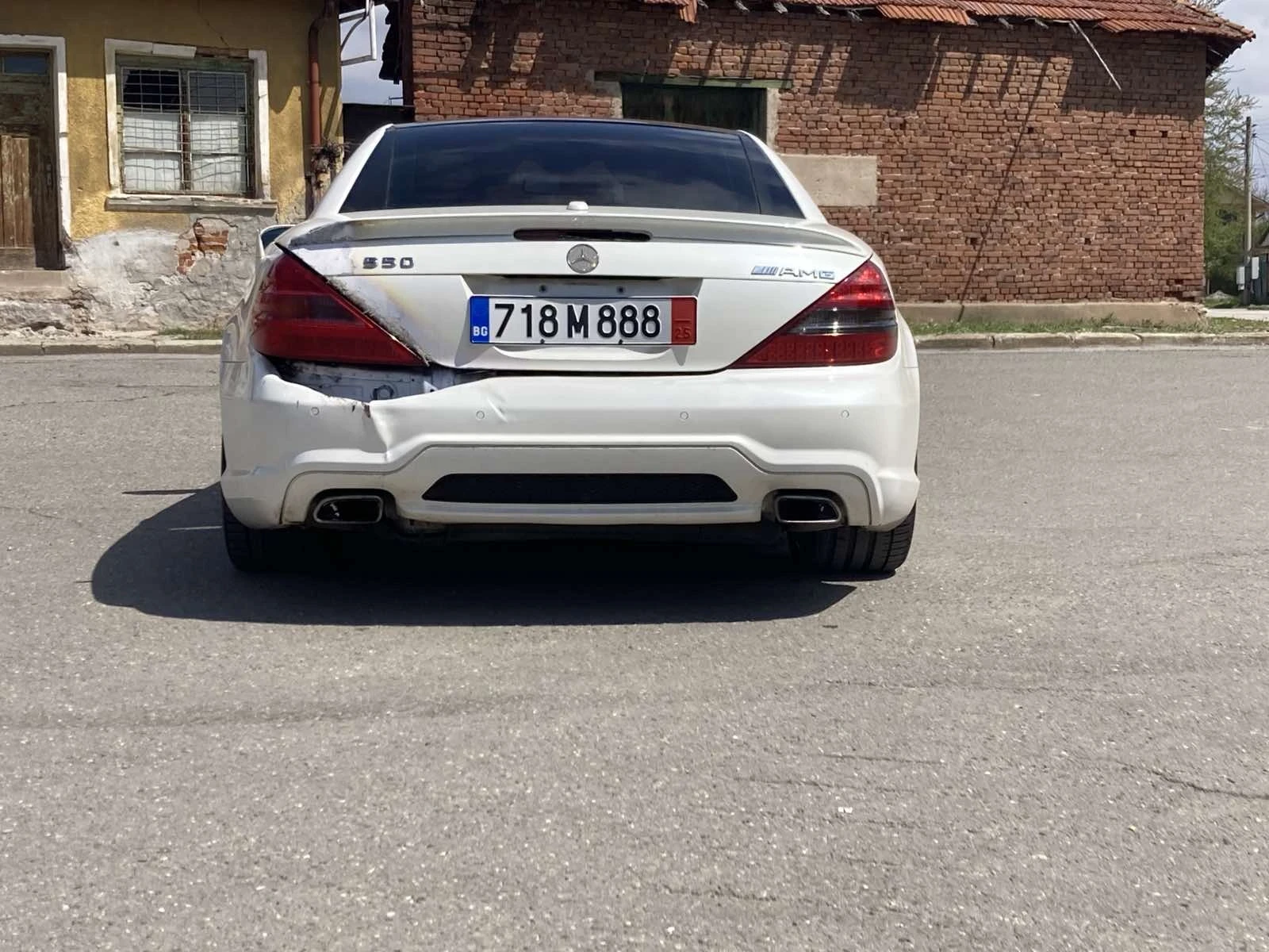 Mercedes-Benz SL 55 AMG SL 550 бяла перла - изображение 4