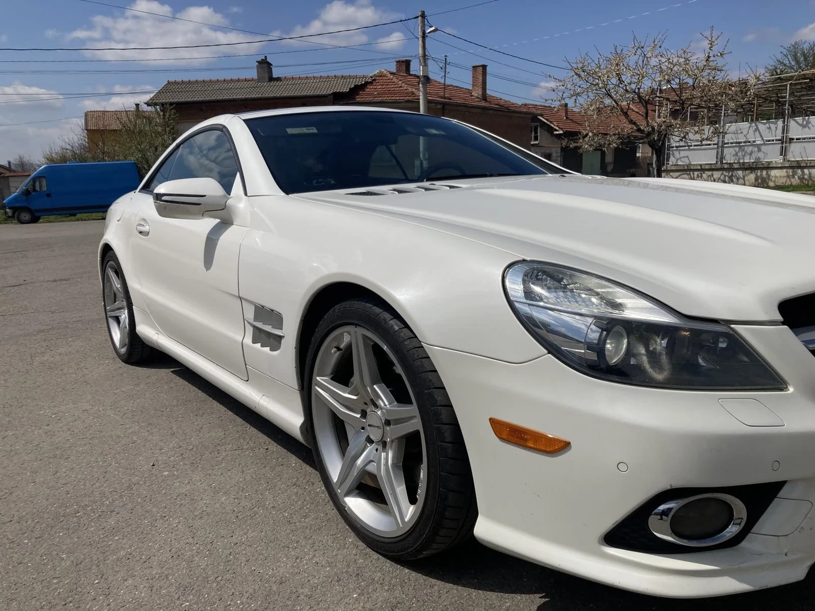 Mercedes-Benz SL 55 AMG SL 550 бяла перла - изображение 2