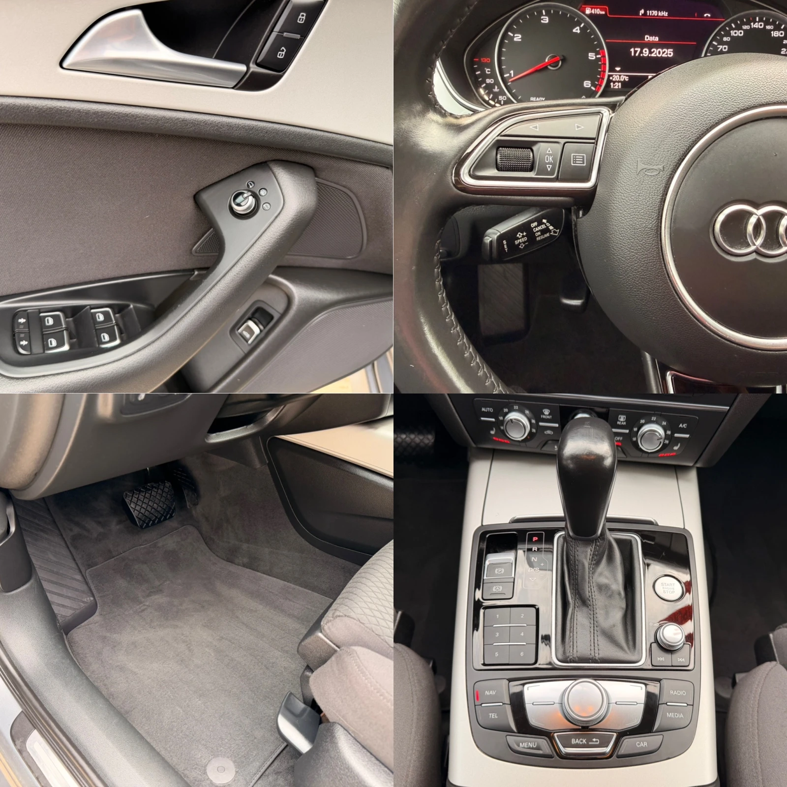 Audi A6 2.0TDI* S-LINE* NAVI* 190KS, снимка 11 - Автомобили и джипове - 54548432