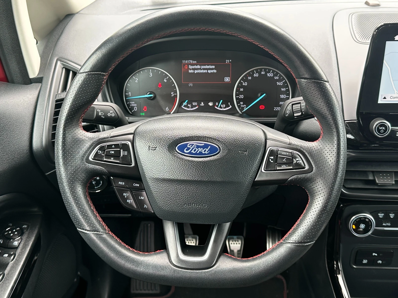 Ford EcoSport 1.5D-STline-LED-NAVI-PDC-EURO6D-FACELIFT-114000km!, снимка 10 - Автомобили и джипове - 54636341