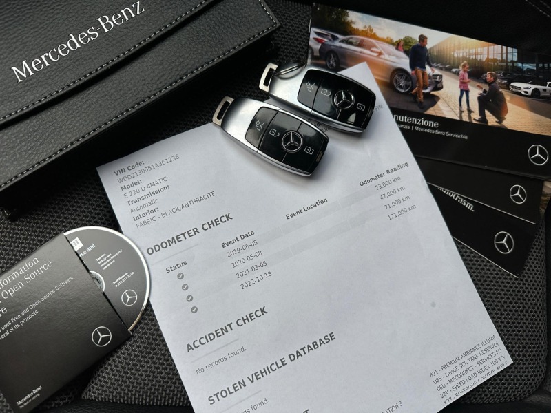 Mercedes-Benz E 220 d 4MATIC 9G-TRONIC / СЕРВИЗНА МЕРЦЕДЕС ИСТОРИЯ, снимка 11 - Автомобили и джипове - 44597000