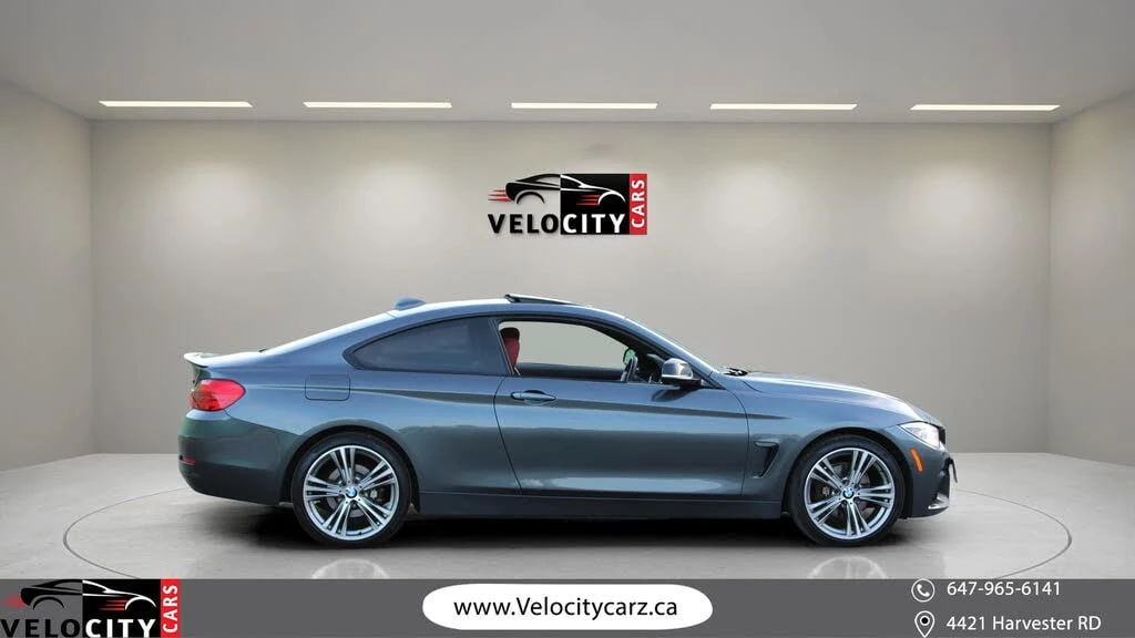 BMW 428 * АВТО КРЕДИТ* ЦЕНА ДО БГ * СЕРВИЗНА ИСТОРИЯ *  - изображение 4