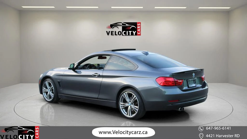 BMW 428 * АВТО КРЕДИТ* ЦЕНА ДО БГ * СЕРВИЗНА ИСТОРИЯ *  - изображение 6
