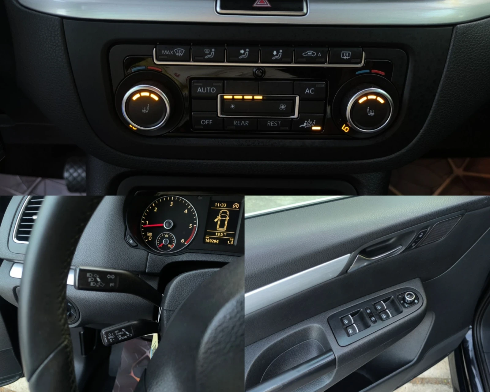 VW Sharan 2.0TDI DSG 7-места HIGHLINE, снимка 11 - Автомобили и джипове - 54569010