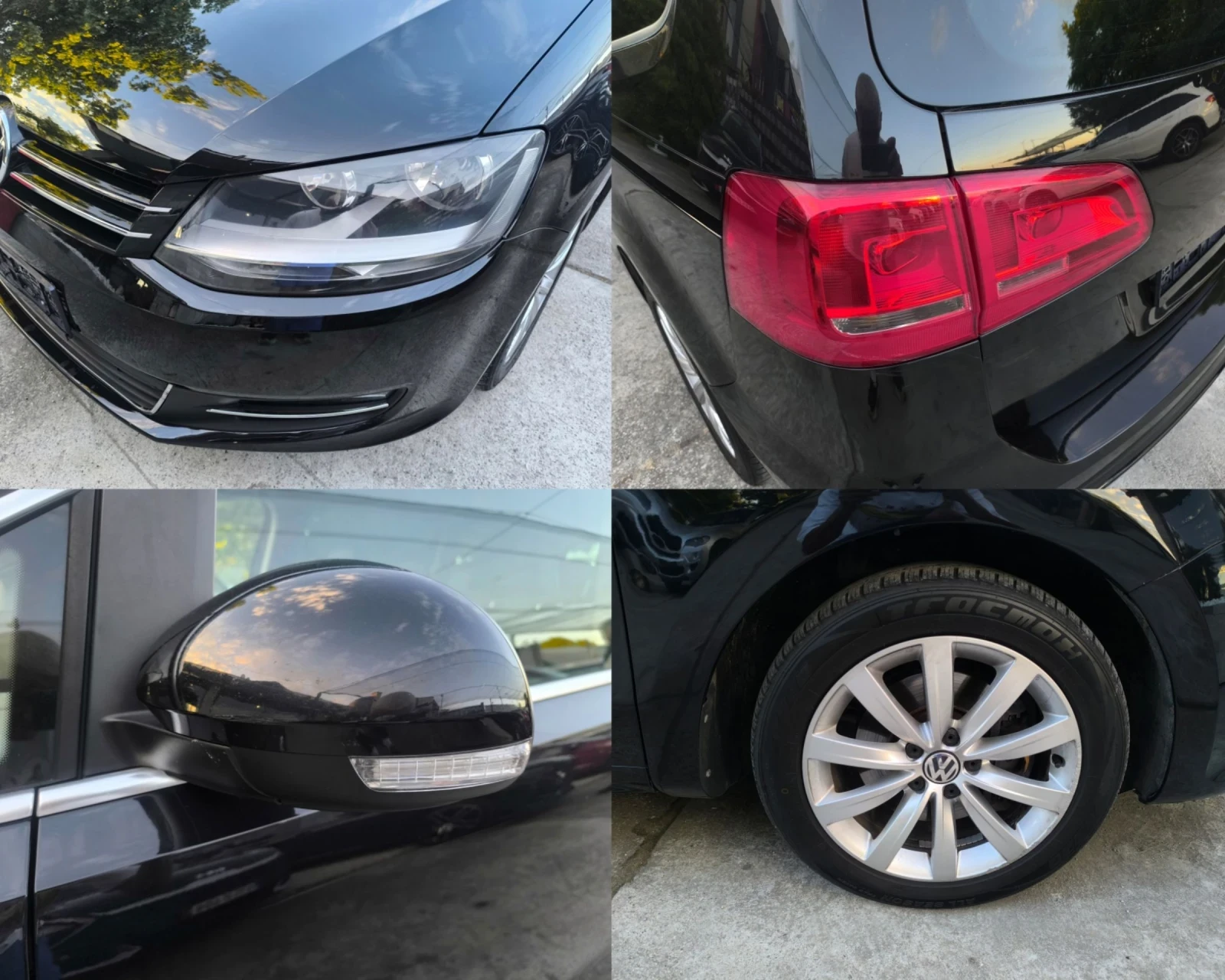 VW Sharan 2.0TDI DSG 7-места HIGHLINE, снимка 12 - Автомобили и джипове - 54569010