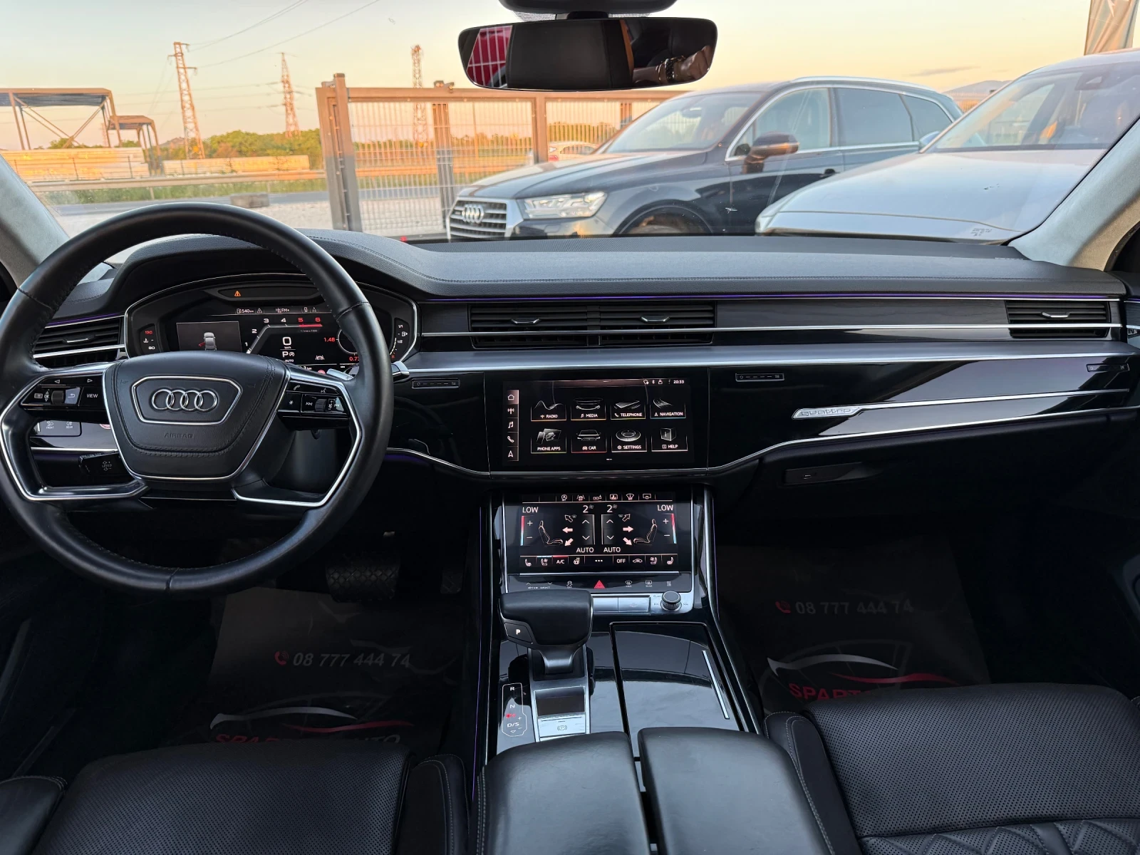 Audi A8 LONG* 5.0TDI* 2020г* FULL MAX* 185.000KM* Сервизна, снимка 15 - Автомобили и джипове - 54722177