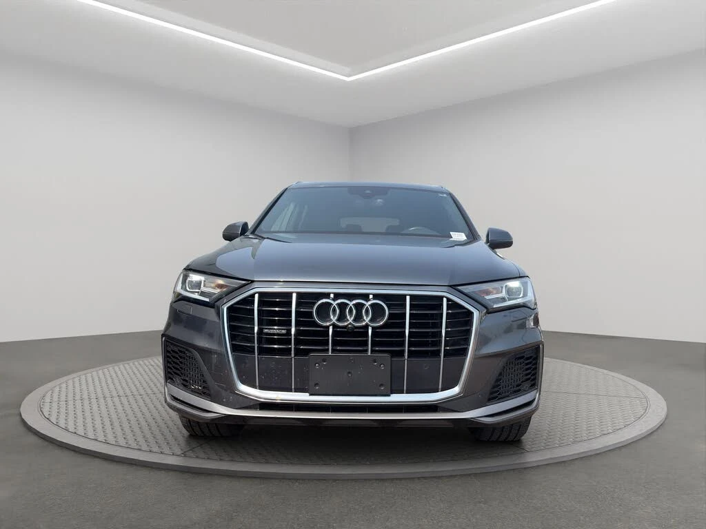 Audi Q7 55TFSI* MATRIX* S* LINE* ПАНОРАМА* МЪРТВАТ* ТОЧКА*, снимка 5 - Автомобили и джипове - 55982782