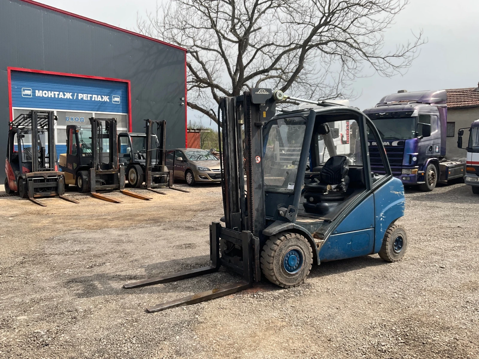 Мотокар Linde H35D изравнител Топ състояние 