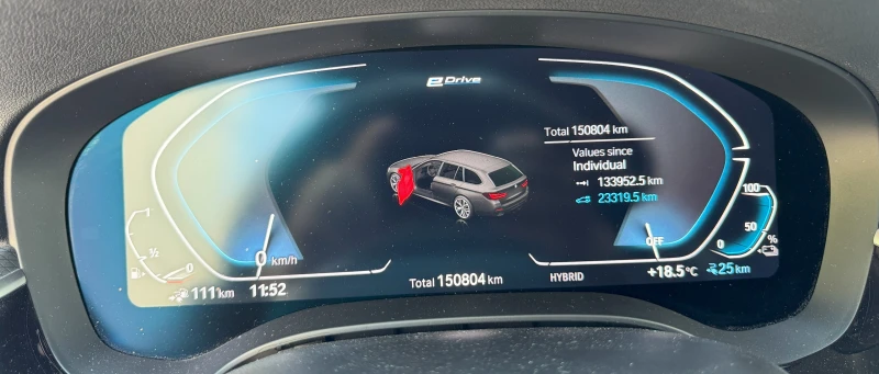 BMW 530E M-packet Shadow line, снимка 15 - Автомобили и джипове - 52567921