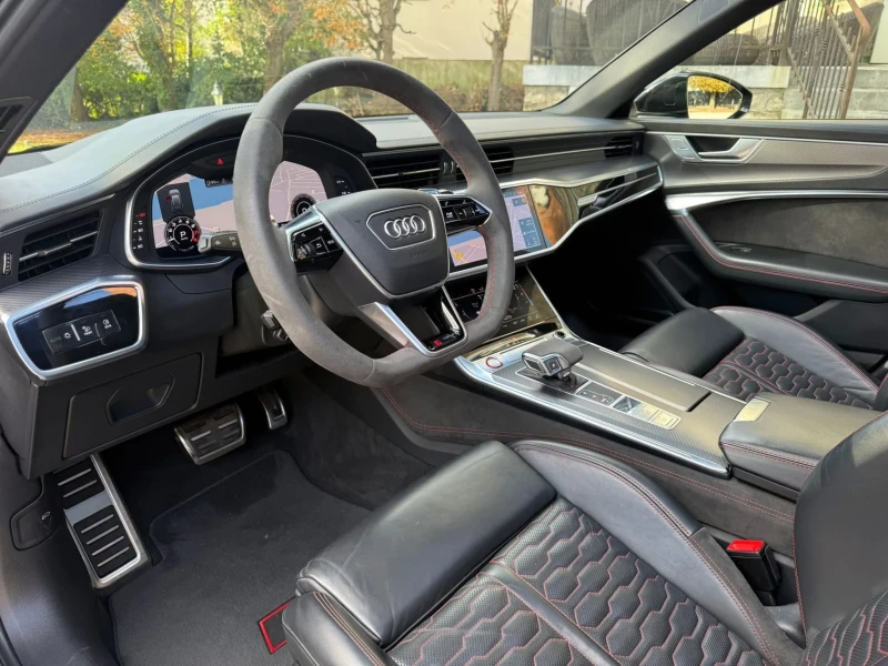 Audi Rs6 ОЧАКВАН ВНОС 770 PS CARBON CERAMIC ЛИЗИНГ 100%, снимка 10 - Автомобили и джипове - 52250597